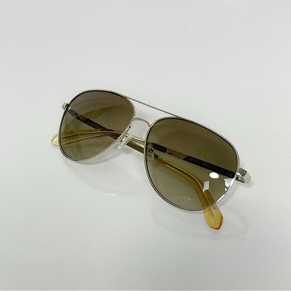 NWT Kate Spade Emmaline Sunglasses Gold Aviator Gradient main image 10